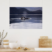 Poster Orca (homonymie) | Whales Breaching (Cuisine)