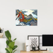 Poster Orca Sous la déesse (Bureau à domicile)