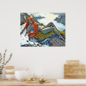 Poster Orca Sous la déesse (Cuisine)