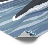 Poster Orca Whales #1 - Friday Harbour, Washington (Coin)