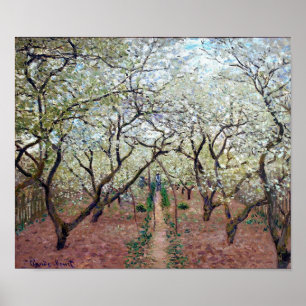 Poster Orchard à Bloom, Claude Monet, 1879