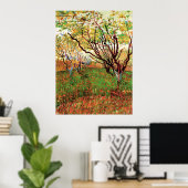 Poster Orchard à Blossom, Vincent van Gogh (Bureau à domicile)