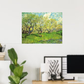 Poster Orchard à Blossom, Vincent van Gogh (Bureau à domicile)