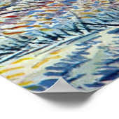 Poster Orchard avec cypress par Vincent van Gogh (Coin)