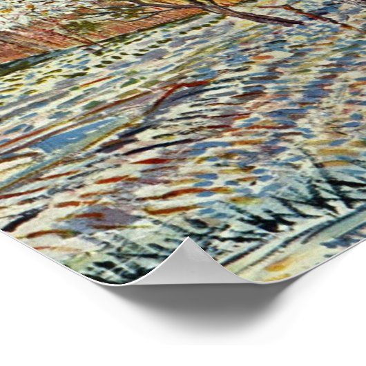 Poster Orchard Avec Cypress Par Vincent Van Gogh (Coin)