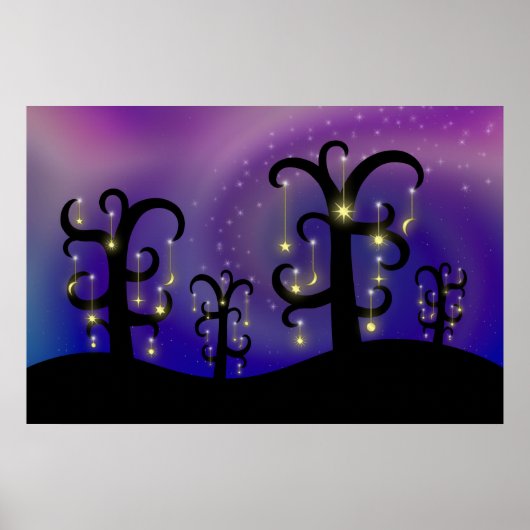 Poster Orchard des étoiles Imprimer (Devant)