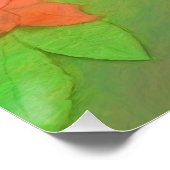 Poster Orchard Oriole Songbird Peinture Oiseau original (Coin)