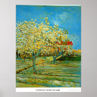 Poster Orchard par Vincent van Gogh