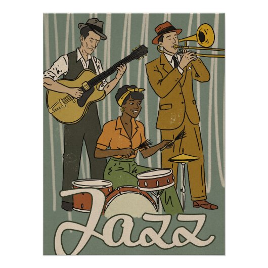 Poster Orchestre de Jazz (Devant)