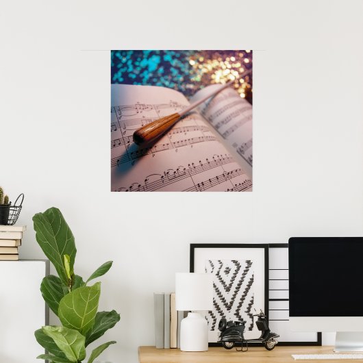 Poster Orchestre Éléments de chef 3 (Bureau à domicile)