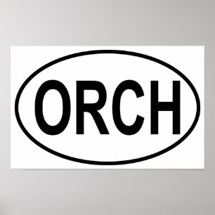 Poster Orchestre Oval