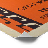 Poster Orchestre symphonique vintage (Coin)