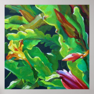 Poster Orchid Cactus 4