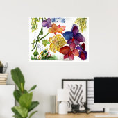 Poster orchidée-40 (Bureau à domicile)
