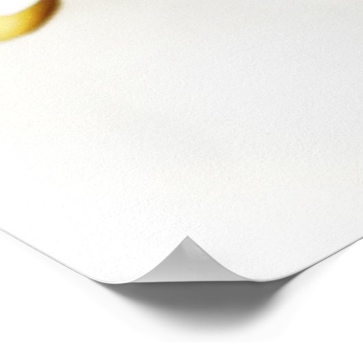 Poster Orchidée blanche (Coin)