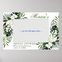 Orchidée Bohème Floral Fête des mariées Cadre phot