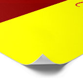 Poster Orchidée de rubis balinaise (jaune) (Coin)