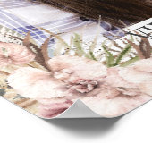 Poster Orchidée d'herbe de Pampa Photo Floral Funéraire M (Coin)