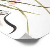 Poster Orchidée en fleurs (Coin)