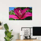 Poster Orchidée Fleurie tropicale Florale (Bureau à domicile)