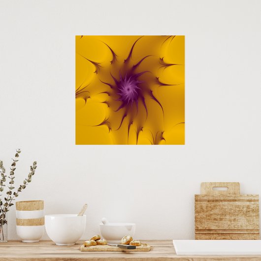 Poster Orchidée intérieure (Cuisine)