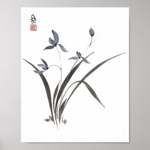 Poster Orchidée murmurante