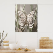 Poster Orchidée papillon en carton épais (Cuisine)