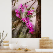 Poster Orchidée - Passion Tropicale (Cuisine)