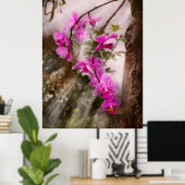 Poster Orchidée - Passion Tropicale (Bureau à domicile)