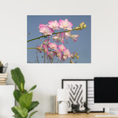 Poster Orchidée rose (Bureau à domicile)