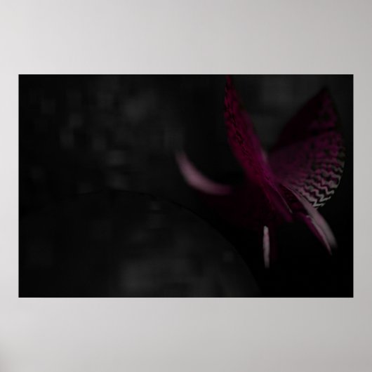Poster Orchidée rouge (Devant)