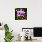 Poster Orchidée sauvage violette Fleur tropicale (Bureau à domicile)