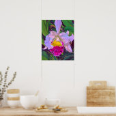 Poster orchidée tropical (Cuisine)