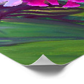 Poster orchidée tropical (Coin)