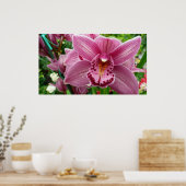 Poster Orchidée violette Élégante Florale (Cuisine)