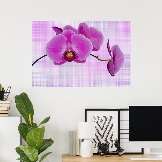 Poster Orchidées (Bureau à domicile)