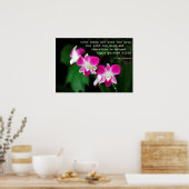 Poster Orchidées à l'aquarelle (Cuisine)