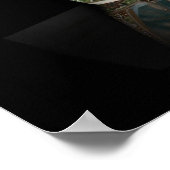 Poster Orchidées asiatiques à vie morte et ventilateur pe (Coin)