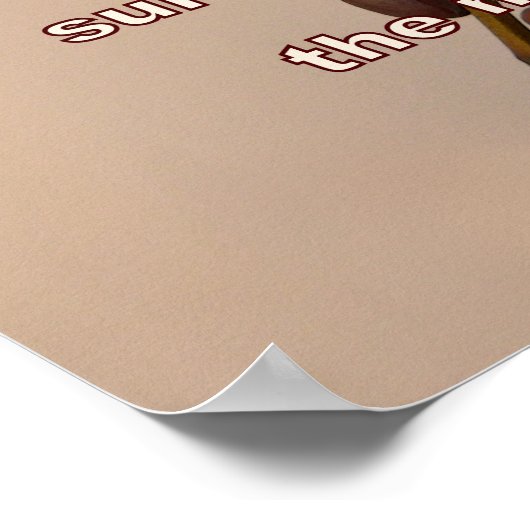 Poster Orchidées avec devis Miracle (Coin)