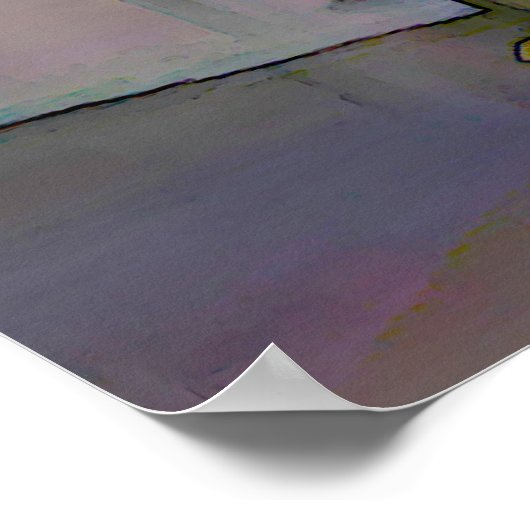 Poster Orchidées Cymbidium Vert (Coin)