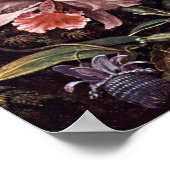 Poster Orchidées Fleurs De Passion Et Colibris De Martin (Coin)