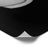 Poster orchidées noir et blanc (Coin)