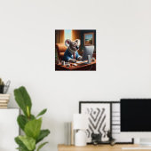 Poster Ordinateur Koala (Bureau à domicile)