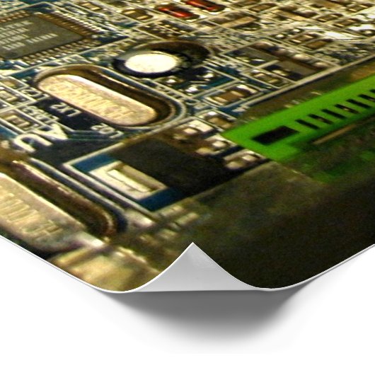 Poster Ordinateur principal (Coin)