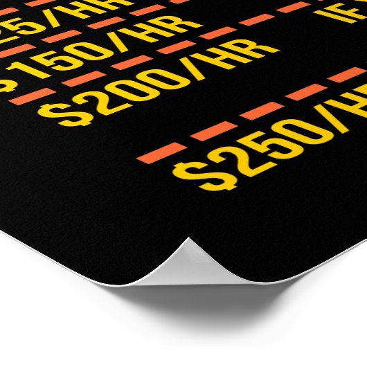 Poster Ordinateur Repair IT Tech (Coin)