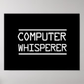 Poster Ordinateur Whisperer (Devant)