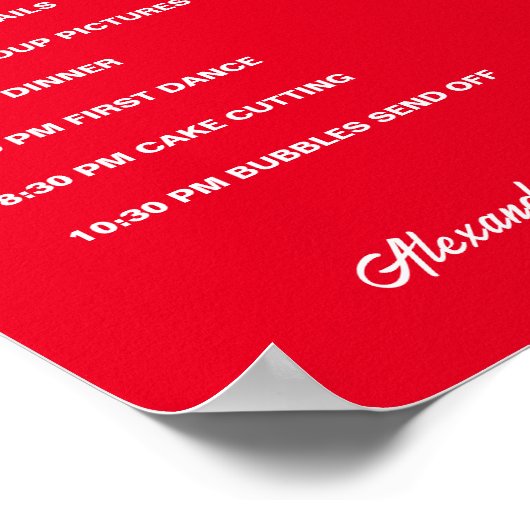 Poster Ordre de la date (Coin)