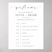 Poster Ordre Des Événements Ellesmere Accueil (Devant)