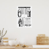 Poster Ordres religieux Moines dominicains (Cuisine)