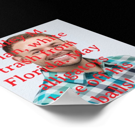 Poster Ordures blanches de Floride (Coin)